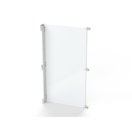 Saginaw Control & Engineering Panel, 60 in. H x 30.81 in. W x 0.85 in. L, Carbon Steel SCE-72SP36F3